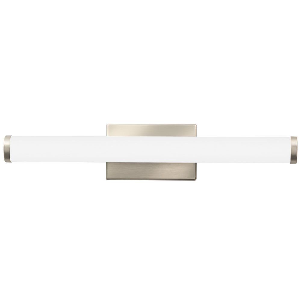 Lithonia Lighting-FMVCCL 24IN MVOLT 30K 90CRI BN M6-FMVCCL - 22 Inch 3000K 18W 1 LED Contemporary Cylinder Bath Vanity   Brushed Nickel Finish with White Glass